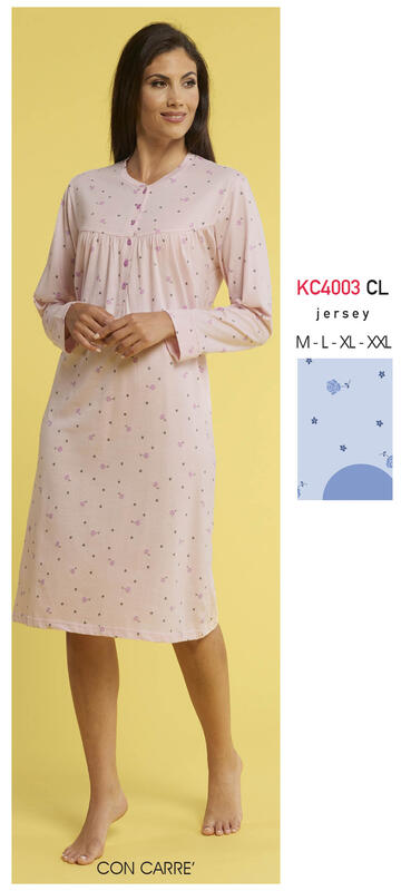 ART. KC4003 CL- canotta donna m/l cotone kc4003 cl - Fratelli Parenti